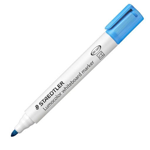 Picture of ST WHITEBOARD MARKER BULLET LIGHT BLUE